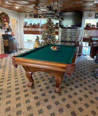 regulation slate pool table