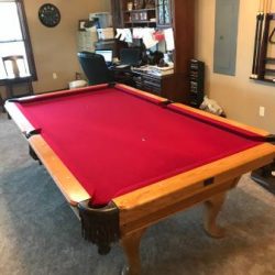 Kasson Oak Pool Table