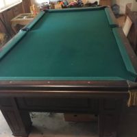 Leather Pocket Pool Table
