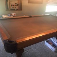 Very Well Built Oak Pool Table